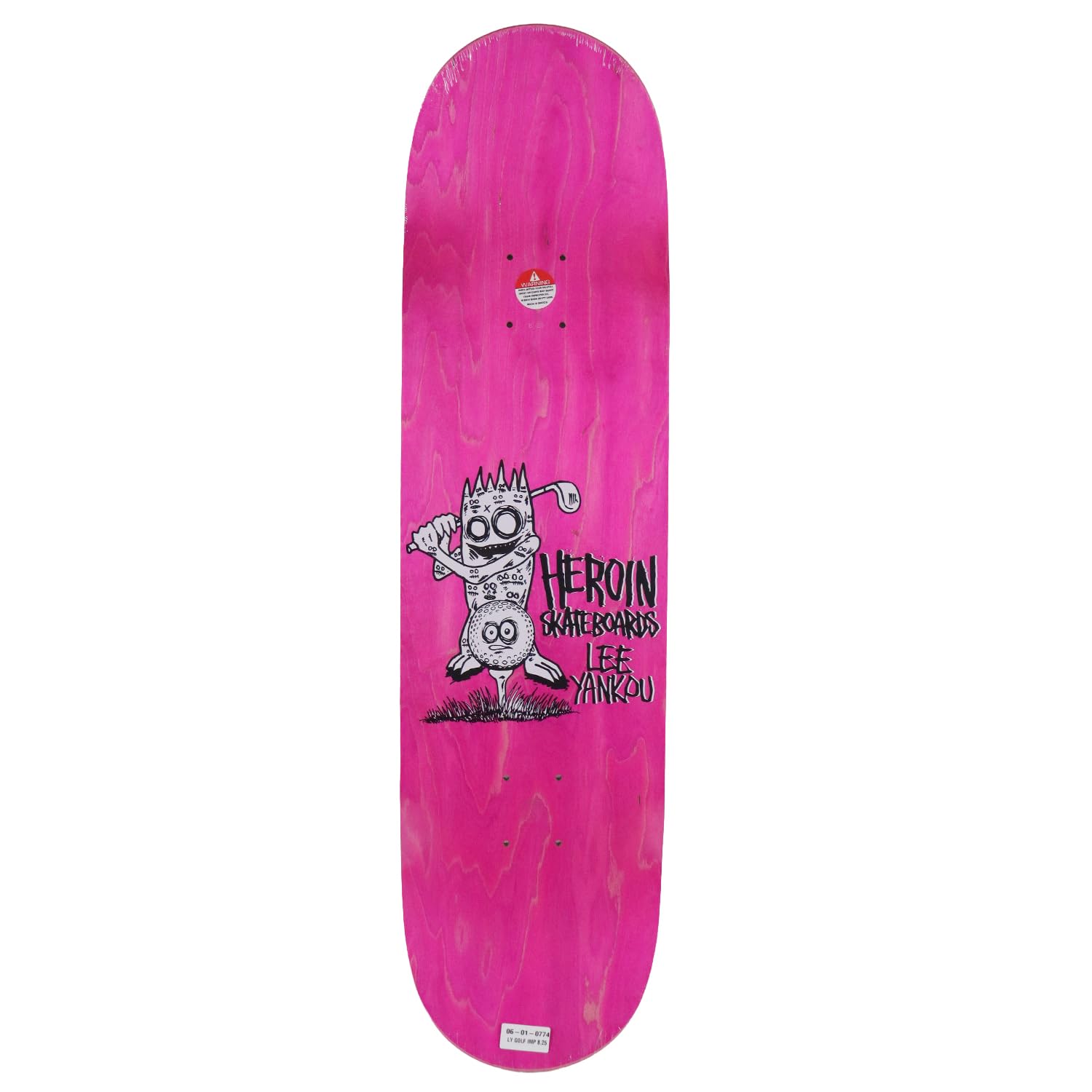 Amazon.com : Heroin Skateboard Deck Lee Yankou Golf Imp (Assorted